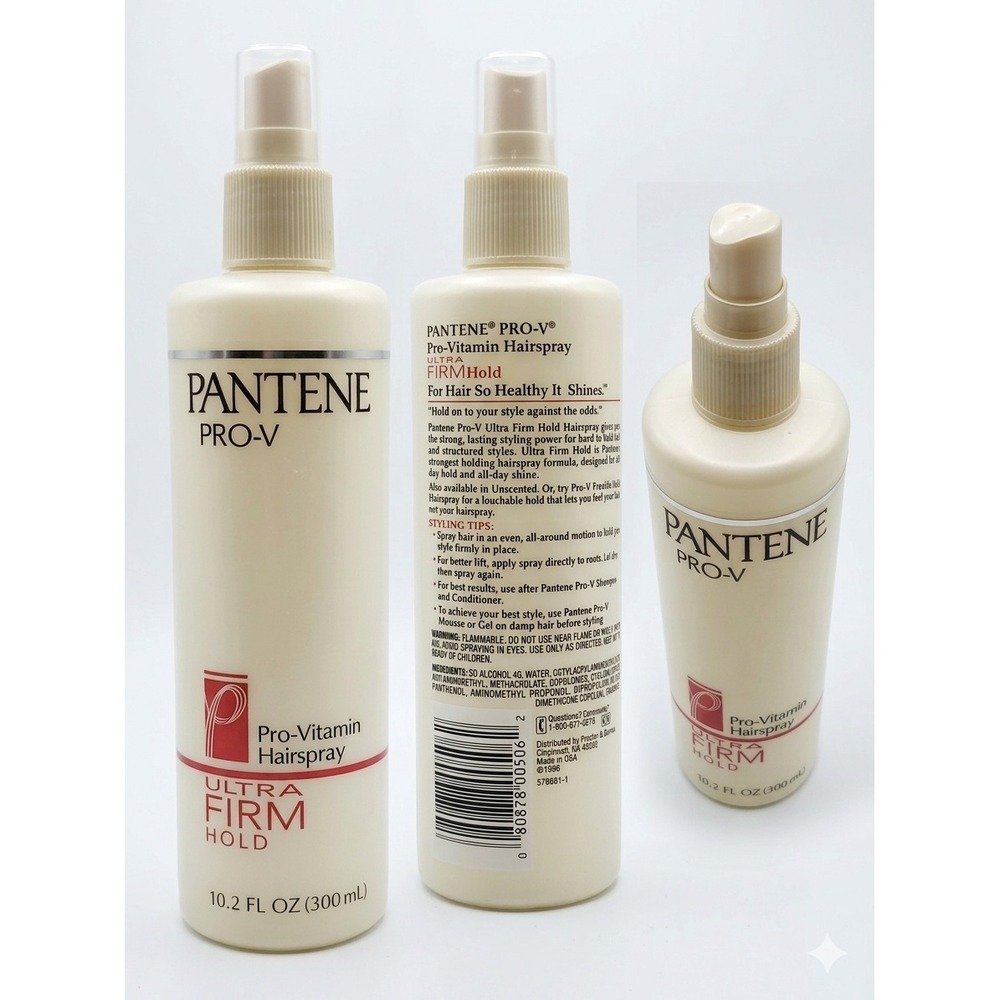 Vtg 1996 Pantene Pro-V Ultra Firm Hold Hairspray 10.2oz Rare Prop NOS 90s NO CAP